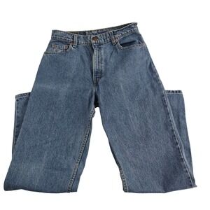VTG Levi's 550 Women's Medium Blue Relaxed Fit Tapered Leg Jeans Size‎ 12
